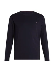 Tommy Hilfiger Longsleeve BT-STRETCH SLIM FIT L/S TEE-B Schwarz
