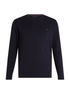 Tommy Hilfiger Longsleeve BT-STRETCH SLIM FIT L/S TEE-B Schwarz
