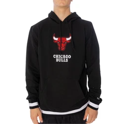 New Era Hoodie Logoselect Chibul Schwarz/Hellblau/Braun
