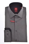 Hatico Langarmhemd Rot/Schwarz/Grau