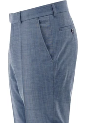 Carl Gross Anzughose Style CG Sendrik Hellblau/Grau/Blau