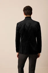 Next Sakko Blazer Schwarz/Hellblau