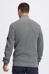 Indicode Strickjacke Hellgrau/Grau/Dunkelgrau