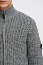 Indicode Strickjacke Hellgrau/Grau/Dunkelgrau