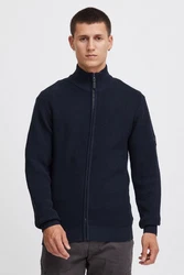 Indicode Strickjacke Dunkelblau