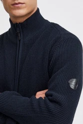 Indicode Strickjacke Dunkelblau