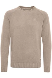 Indicode Strickpullover IDTorin Braun/Khaki/Beige