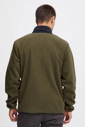 Indicode Fleecejacke Dunkelgrün