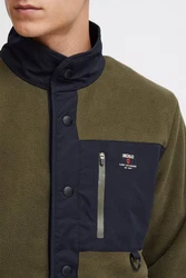 Indicode Fleecejacke Dunkelgrün