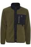 Indicode Fleecejacke Dunkelgrün