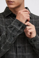 Indicode Kurzjacke Schwarz/Dunkelgrau/Grau