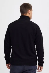 Indicode Fleecejacke Schwarz/Grau