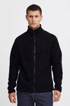 Indicode Fleecejacke Schwarz/Grau