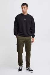 Indicode Cargohose Khaki/Dunkelgrün
