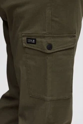 Indicode Cargohose Khaki/Dunkelgrün
