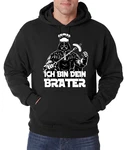Youth Designz Kapuzenpullover Ich bin dein Brater Herren Hoodie Braun