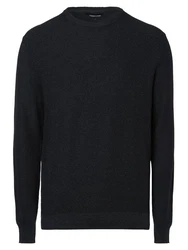 Andrew James Strickpullover Dunkelblau/Schwarz/Dunkelgrau