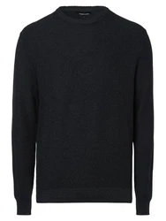 Andrew James Strickpullover Dunkelblau/Schwarz/Dunkelgrau