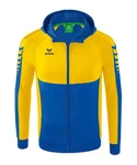 Erima Sweatjacke SIX WINGS Kapuzenjacke Gelb/Hellblau/Grün