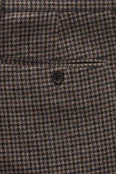 Next Anzughose mit Hahnentrittmuster Khaki/Braun/Grau/Beige