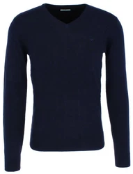 TOM TAILOR Herren Basic Pullover mit V-Ausschnitt (1012820) Dunkelblau/Blau
