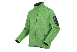 Regatta Strickfleecejacke Newhill Grün/Neonfarben