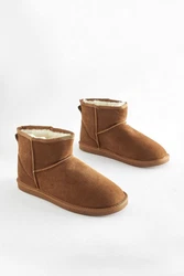 Next Hausstiefel (1-tlg) Braun/Beige