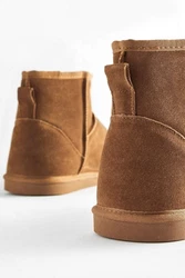 Next Hausstiefel (1-tlg) Braun/Beige