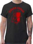 Shirtracer T-Shirt Original Döner Kebab Logo 