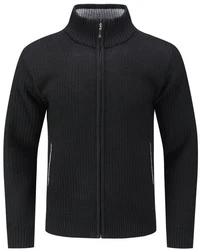 Allthemen Strickjacke mit Stehkragen Herren Cardigan 