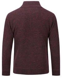 Allthemen Strickjacke mit Stehkragen Herren Cardigan 