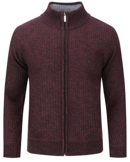 Allthemen Strickjacke mit Stehkragen Herren Cardigan Allthemen Strickjacke mit Stehkragen Herren Cardigan