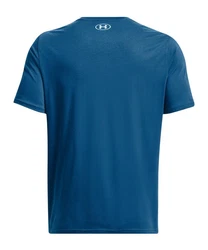 Under Armour T-Shirt Team Issue Wordmark Blau/Hellblau/Rot/Dunkelblau