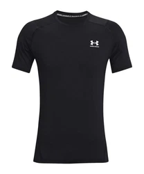 Under Armour T-Shirt HeatGear Armour Fitted schwarz / wei