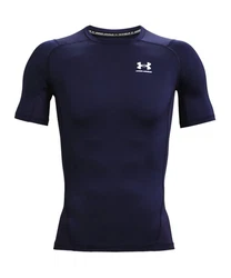 Under Armour Kurzarmshirt UA HG Armour Comp SS dunkelblau/wei