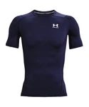Under Armour Kurzarmshirt UA HG Armour Comp SS dunkelblau/wei