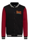 KingKerosin Collegejacke Killer Kahuna Lila/Rot/Dunkelrot/Braun