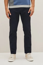 Next Chinohose Slim Fit Chinohose (2-tlg) Dunkelblau/Grau/Dunkelgrau/Blau