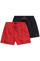 JP1880 Badehose Badeshorts Beachwear (2er-Pack) Rot