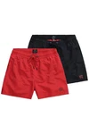 JP1880 Badehose Badeshorts Beachwear (2er-Pack) Rot