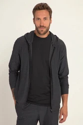 JP1880 Fleecejacke Hoodiejacke FLEXNAMIC Fitness QuickDry Dunkelgrau/Grau/Rot/Hellgrau