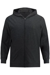 JP1880 Fleecejacke Hoodiejacke FLEXNAMIC Fitness QuickDry Dunkelgrau/Grau/Rot/Hellgrau