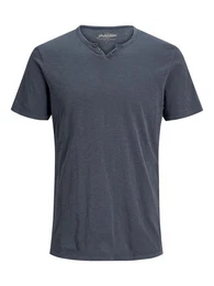 T-Shirt JJESPLIT NECK TEE SS NOOS