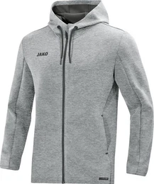 Anorak Kapuzenjacke Premium Basics HELLGRAU MELIERT