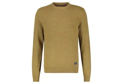 LERROS Strickpullover Dunkelgrün/Khaki/Braun/Gelb