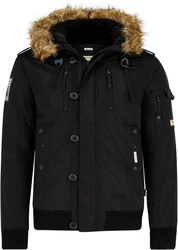 Lonsdale Winterjacke Jarreth Schwarz/Dunkelblau/Grau