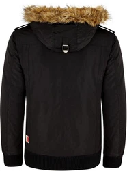 Lonsdale Winterjacke Jarreth Schwarz/Dunkelblau/Grau