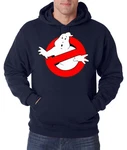 Youth Designz Kapuzenpullover Ghostbusters Herren Hoodie Weiß/Dunkelblau