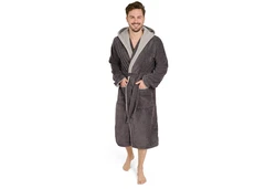 Blumtal Bademantel Herren Schwarz/Dunkelgrau/Grau/Hellgrau/Dunkelblau/Braun