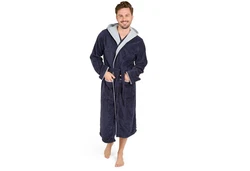 Blumtal Bademantel Herren Dunkelblau/Blau/Hellblau